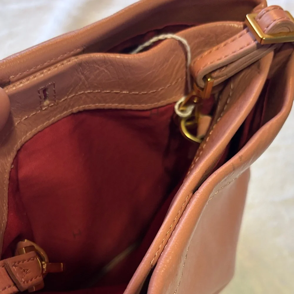 Hammitt pink Leather Crossbody with Gold Stud Accents - Picture 4 of 10